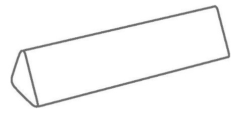 Barra Agitación Magnética Triangular Teflón25x14mm Ika Trika