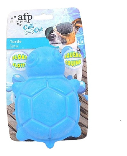 Afp Juguete Para Perro Mordillo 15 Cm Tortuga Chifle Pileta 