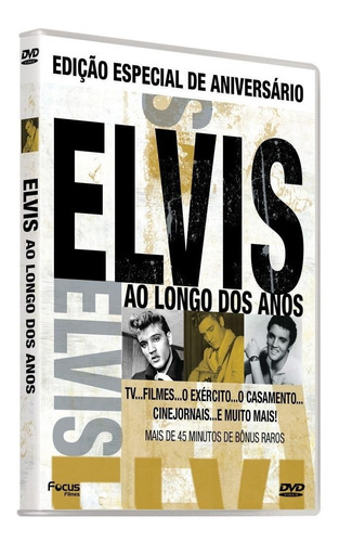 Elvis Ao Longo Dos Anos - Dvd - Tv, Exército, Filmes