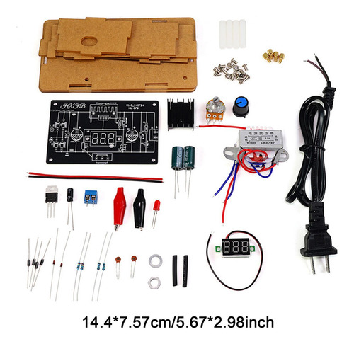Kit Regulador De Voltaje Ajustable 110v A Dc125-12v Fácil