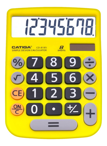 Calculadora De Escritorio Catiga Cd-8185 De 8 Dígitos Con En