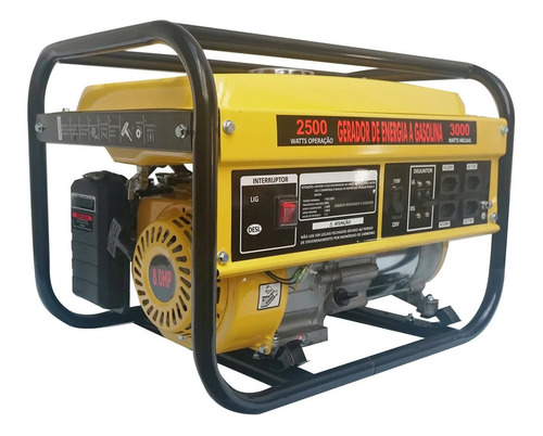 Gerador A Gasolina 3000w Arranque Manual Tanque 15l