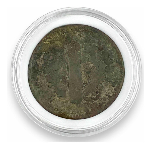 Moneda De Francia De 2 Soles Cobre Rey Luís Xvi Año 1793 (Usado)