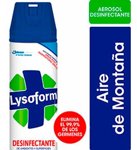 Desinfectante Airmont 360 Cc Lysoform Desinf.ambien Pro