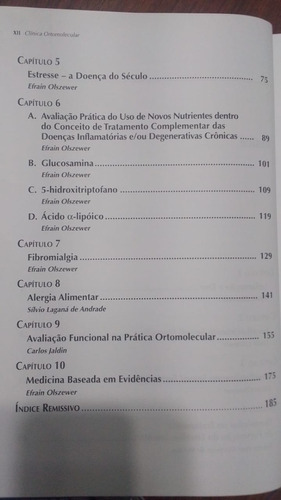 Clinica Ortomolecular Volume Ii, De Olszewer, Efrain. Editora Roca, Capa Dura Em Português, 2004