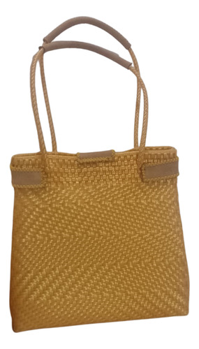 Bolso De Dama Ecologica Tipo Playera Tejida A Mano