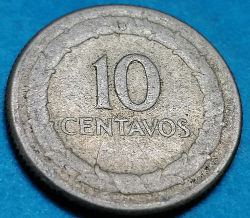 Colombia Moneda 10 Centavos Plata 1951