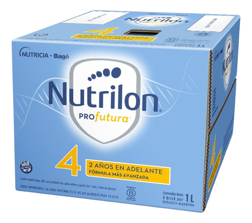 Nutrilon Profutura 4 Pack  X 6 Bricks De 1 Litro 