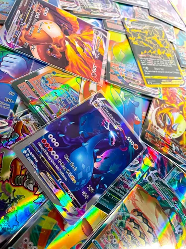 Kit 10 Cartas Pokemon Vmax E V Brilhantes Raras Sem Repetir