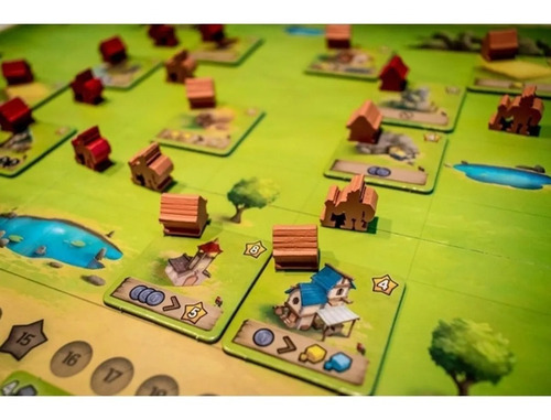 Imagen 3 de 6 de Little Town Juego De Mesa Euro Estrategia Buró