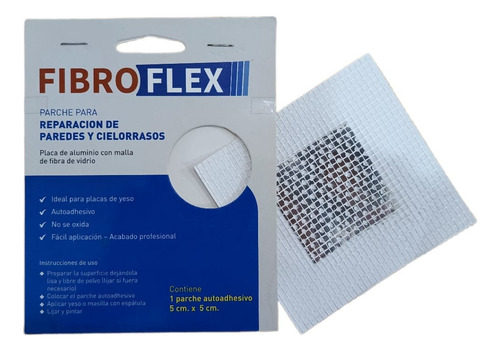 Malla Adhesiva Reparacion Techo Pared Yeso Durlock 5x5 Cm
