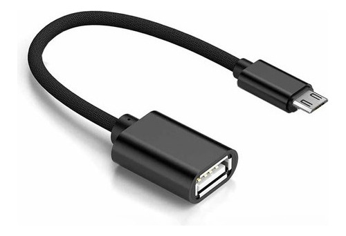 Cable Otg Micro Adaptador Usb Para Pendrive Mouse Teclado 