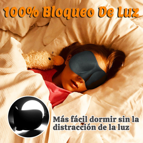 Máscara De Ojos Para Dormir 3d Para Mujer Hombre Viaje Hogar