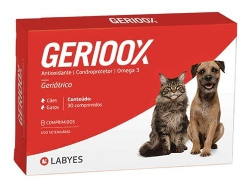 2 Labyes Gerioox Suplemento Geriátrico Perro Y Gato 30tabs