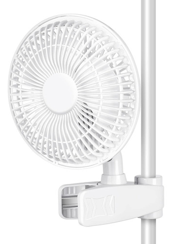 Simple Deluxe Ventilador Ligero Con Clip, Ángulos De 90