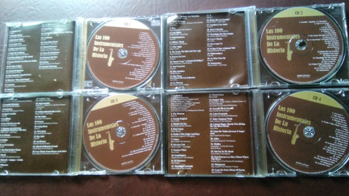  Musica 100 Instrumentales De La Historia  4 Cd Originales 