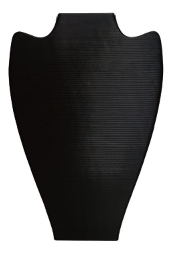 Exhibidor Pechera De Collar 25 Cm Color Negro