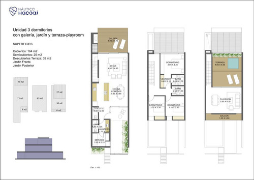 Housing Lagunas Remeros-3 Dormitorios Con Galeria Jardin Y Terraza-playroom