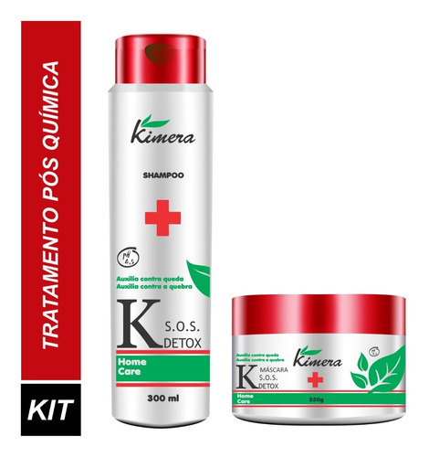 Kit Shampoo E Máscara Manutenção S.o.s. Detox Home Care