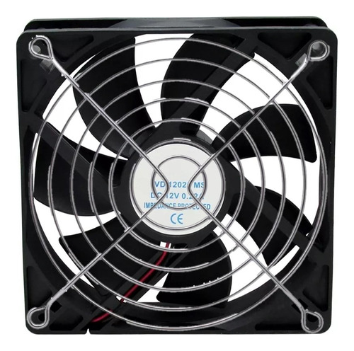 10pcs Ventilador Cooler Ventoinha Com Grade 120x120x25 12v