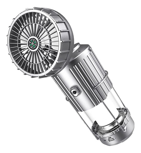 Hnhnluz De Camping Con Ventilador Solar, Reflector Multifunc