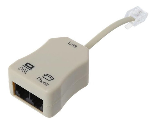 Adaptador Cable Internet Con Filtro Adsl Calidad Tienda