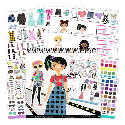 Kit De Diseño De Estilistas De Stickers De Fashion Angels Pa