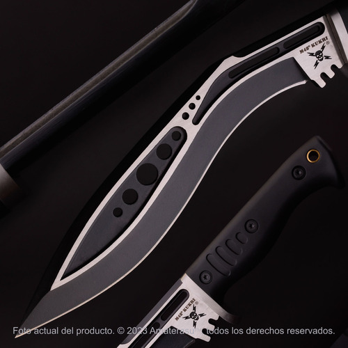 Imagen 7 de 9 de Cuchillo Daga Kukri Tactico M48 United Cutlery Oficial