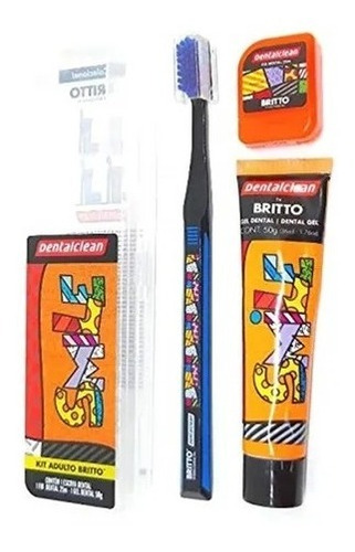 Escova de dentes Dentalclean romero britto suave