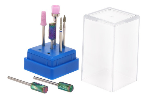 Juego De 7 Brocas Para Uñas De Carburo De Tungsteno Para Man