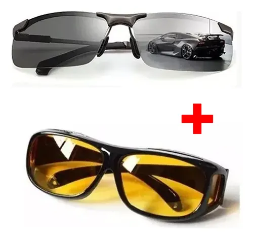 Lentes De Sol Con Visi n Nocturna Para D a Y Noche Cuotas sin