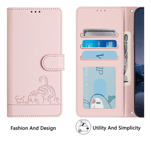 Funda De Piel Tipo Cartera Para Teléfono Tcl 40 Xl 40r 40se 40t Nxtpaper