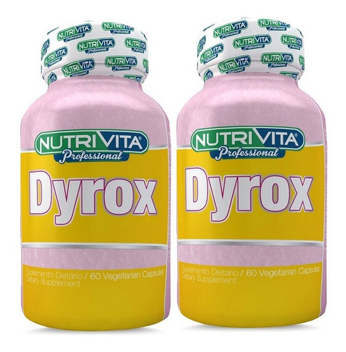 X 2 Dyrox Nutrivita X  60 Caps - Unidad a $2533
