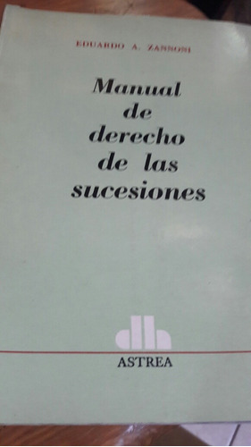 Manual De Derecho De Las Sucesiones Zannoni C8