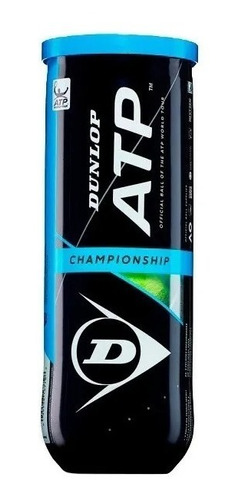 Tubo Pelotas Tenis Atp Championship Dunlop X3 Padel Empo2000