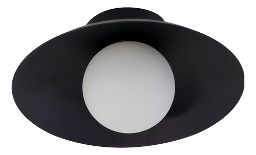 Plafon Cuia Sobrepor 25cm P/ Led G9 Bella Iluminação St2845 Cor Preto