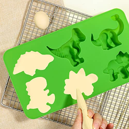 Moldes De Silicona Para Dinosaurios Webake, Paquete De 2 Bon