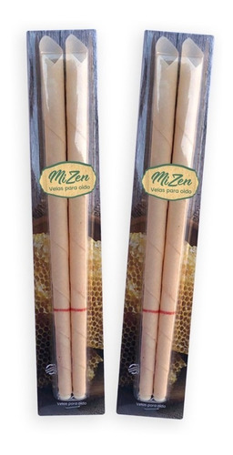 Velas De Oido Mizen® 2 Pares Formula Original 100% Natural