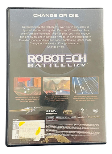 Robotech Battlecry Ps2 Playstation 2 (Reacondicionado)
