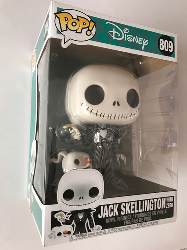 Funko 10 Pulgadas Jack Skellington Y Zero #809 Disney Pop (Usado)