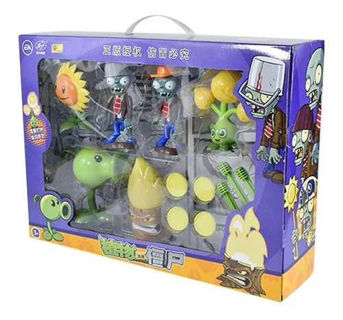 Imagen 4 de 5 de Juego Plantas Vs Zombies Colección Muñecos Juegos Infantil