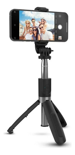 Selfie Stick 3 En 1 Con Trípode Bluetooth Y Control Con Luz.