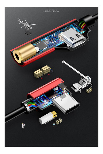 Conector De Carga Del Codo Tipo C Rojo .