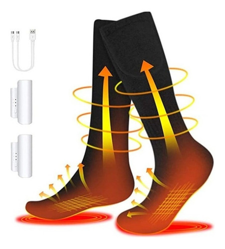 Calcetines Térmicos Unisex Con Calefacción Eléctrica Para In