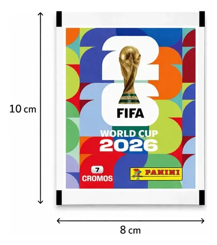 Copa Do Mundo Fifa 2026 - Kit Com 50 Envelopes Panini Oficial Copa