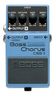 Pedal de efecto Boss Bass Chorus CEB-3 azul