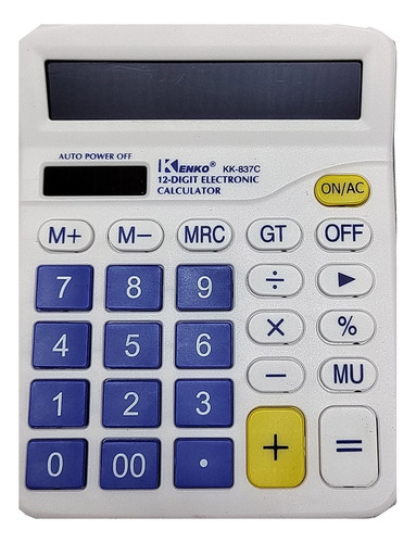Calculadora Kenko Kk-837c 12 Dígitos
