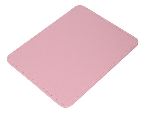 Nail Pad Pink Art Tapete De Mesa Litchi Lavável Em Couro Pu