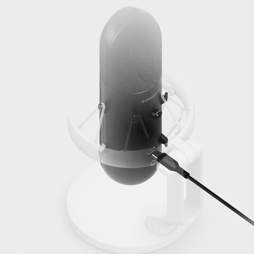 Micrófono Condensador Steelseries Alias Usb Gamer Podcast Negro (Reacondicionado)