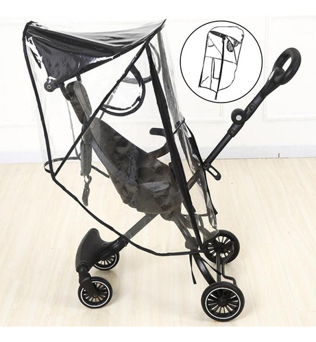 Baby Stroller Raincover Travel Weather Para Cochecito De
